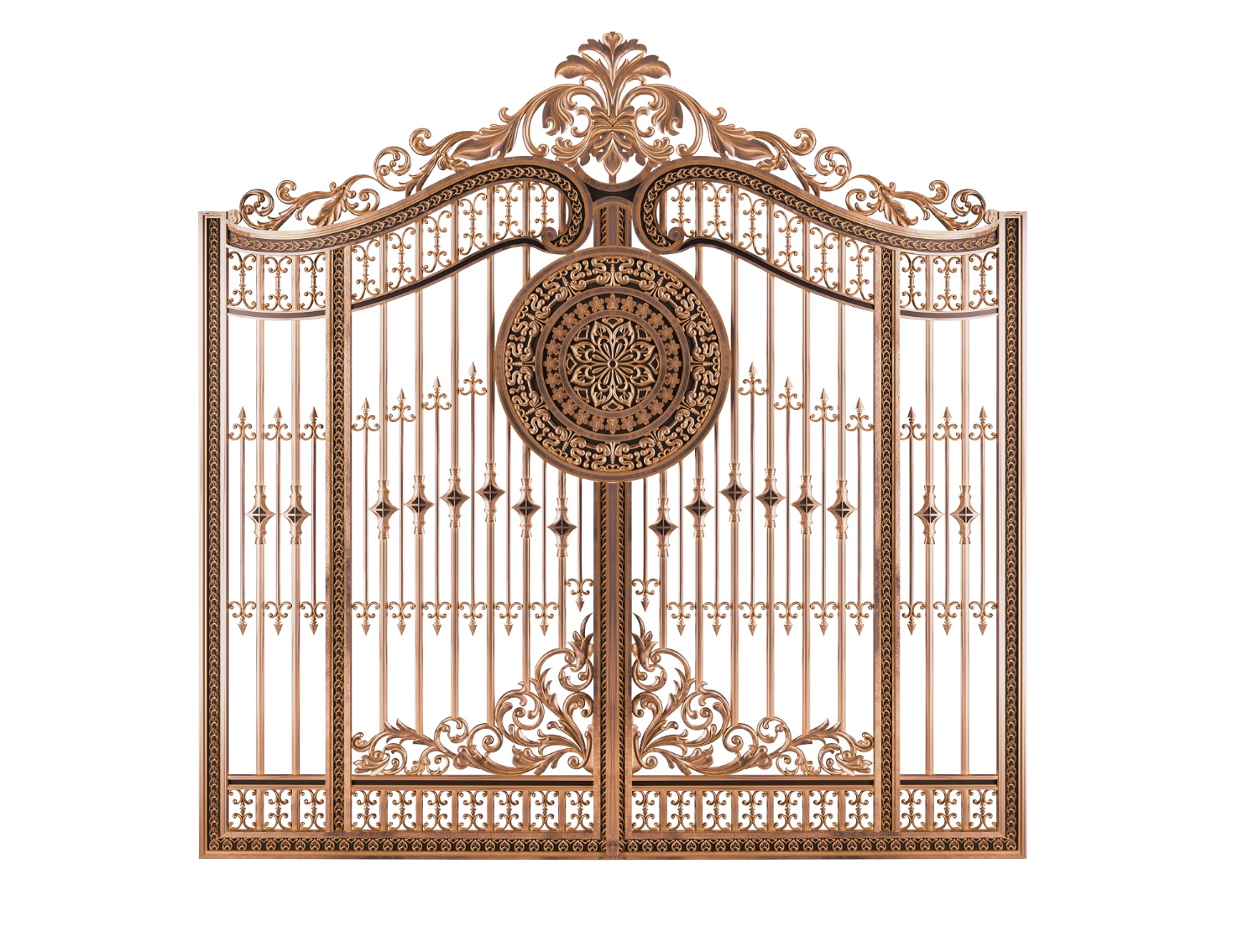 Sakura gate | Villa Gate | Japanese Casting Product | Gate | Fence ...
